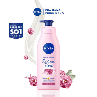 Sữa Dưỡng Thể NIVEA Sáng Da Hương Hoa Hồng (350 ml) - 85707