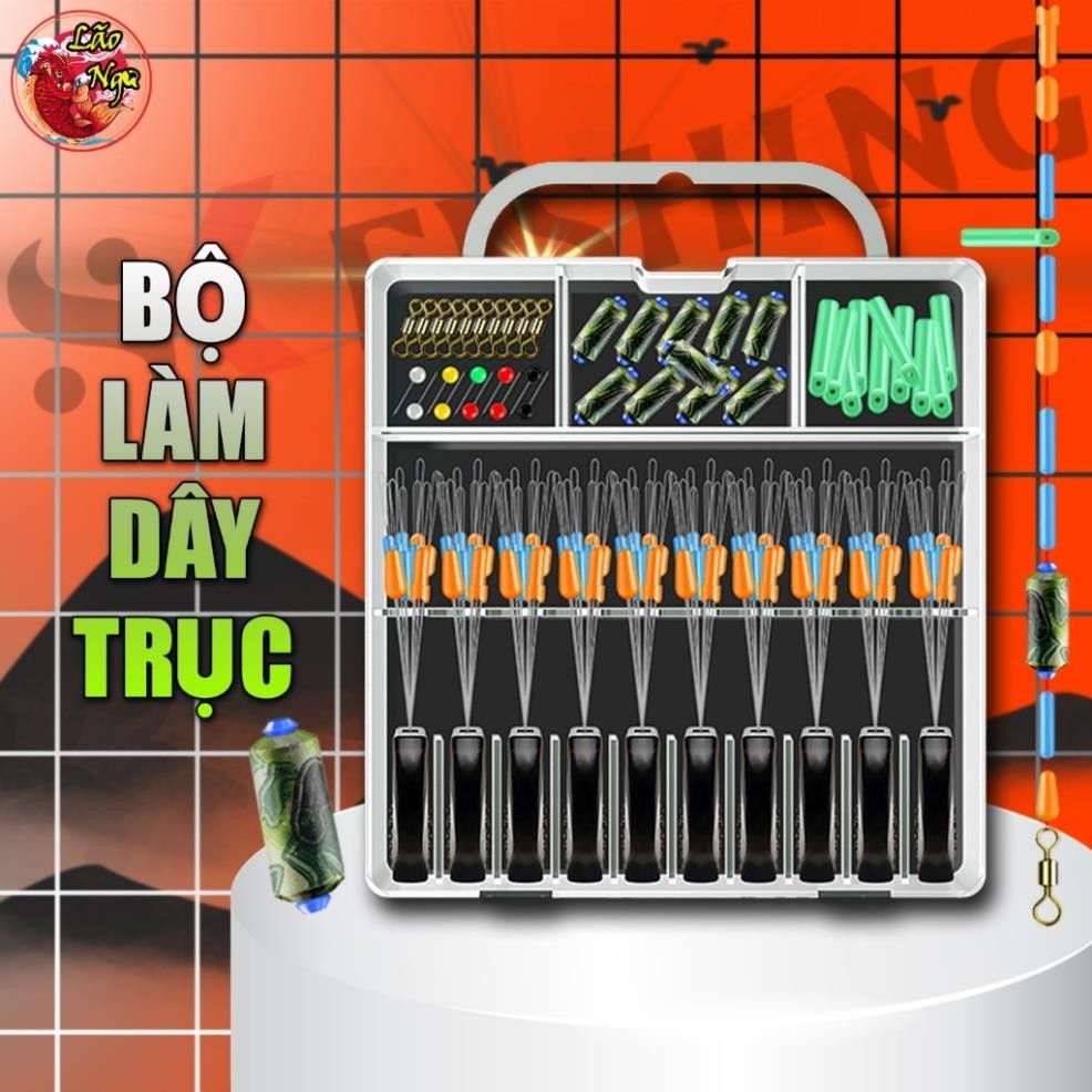 (xa kho) Hộp Phụ Kiện Làm Dây Trục Câu Đài SK FISHING Câu Cá Cao Cấp