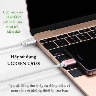 Dây cáp chuyển đổi USB 2.0 sang USB Type C UGREEN US188