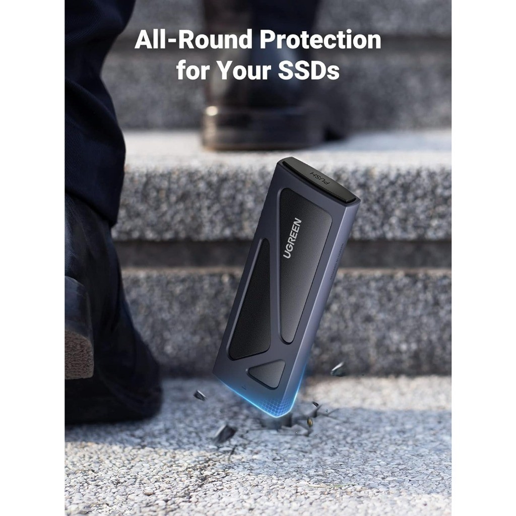 Box ổ cứng SSD M.2 NVMe USB Type-C 3.1 | Tốc độ truyền 10 Gpbs | Tương thích ngược USB 3.0 & 2.0 | BH 18 tháng | 15512 | BigBuy360 - bigbuy360.vn
