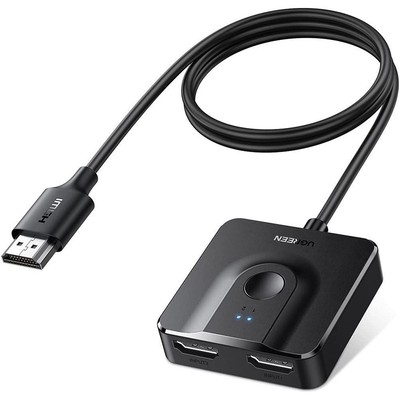 Bộ chuyển đổi hai chiều HDMI UGREEN 70607 hỗ trợ 4K, tốc độ cao - Hàng phân phối chính hãng