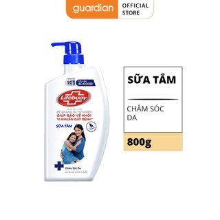 Sữa tắm chăm da sạch khuẩn lifebuoy 800g