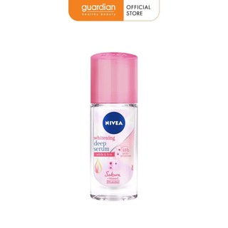 Lăn ngăn mùi serum trắng mịn hương hoa sakura nivea 40ml