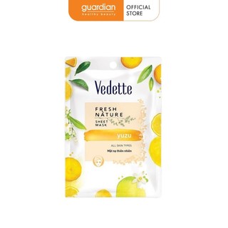 Mặt Nạ Thiên Nhiên Yuzu Vedette 22ml