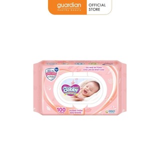 Khăn Ướt Hương Thơm Nhẹ Nhàng Bobby 100 Tờ