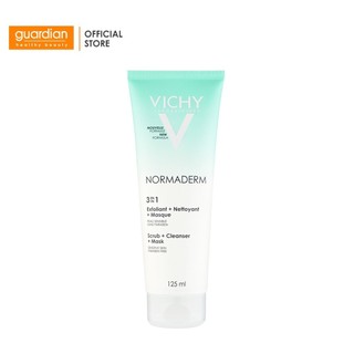 Kem Tẩy Tế Bào Chết 3 Tác Dụng Normaderm 3In 1 Scrub + Cleanser + Mask Vichy 125Ml