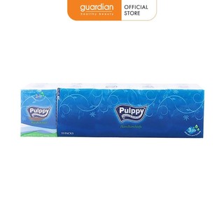 Khăn giấy lụa bỏ túi 3 lớp Pulppy (Lốc 10 Gói)