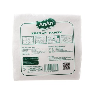 Khăn giấy ăn An An 100 tờ