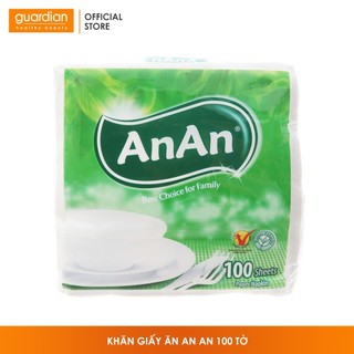 Khăn giấy ăn An An 100 tờ