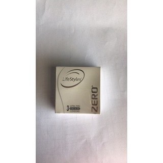 Bao cao su LifeStyles Zero (3 cái/hộp)