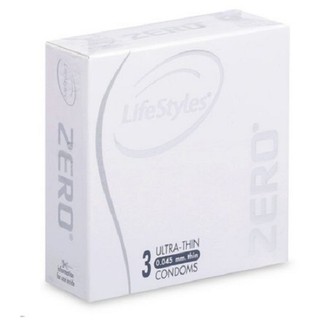 Bao cao su LifeStyles Zero (3 cái/hộp)
