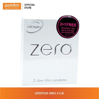 Bao cao su LifeStyles Zero (3 cái/hộp)