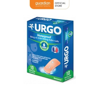 Băng Cá Nhân Dành Cho Các Hoạt Động Dưới Nước Waterproof Urgo 10 Miếng