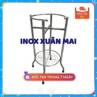 Chân Bình Lọc Nước Inox 201 đường kính 30cm size chuẩn