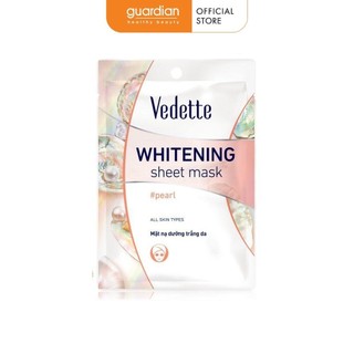 Mặt Nạ Giấy Giúp Sáng Da Ngọc Trai Vedette 22ml