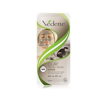 Mặt Nạ Đất Sét Bùn Non Cocoa Vedette 12Gr