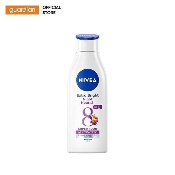 Sữa Dưỡng Thể Hỗ Trợ Dưỡng Trắng Da Ban Đêm Night White Nivea 200Ml