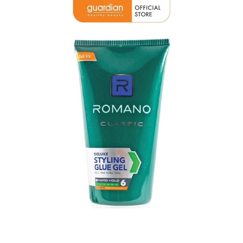 Gel Giữ Tóc Cứng Vừa Classic Deluxe Styling Romano 150Gr