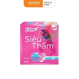 Băng Vệ Sinh Siêu Thấm Siêu Mỏng Cánh 23cm Diana 8 Miếng