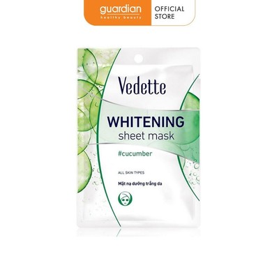 Mặt Nạ Giấy Trắng Da Dưa Leo Vedette 22ml