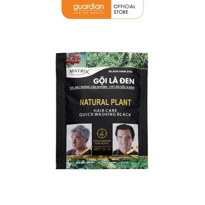Dầu Gội Nhuộm Tóc Matrix Gội Là Đen 25ml