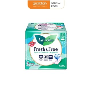 Băng Vệ Sinh Siêu Mỏng Không Cánh 22Cm Fresh & Free Laurier 08 Miếng