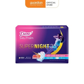 Băng Vệ Sinh Siêu Thấm Super Night Diana 3 Miếng 35cm