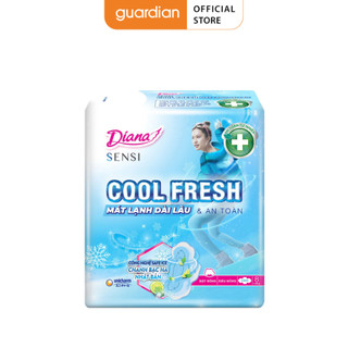 Băng Vệ Sinh Sensi Cool Fresh Siêu Mỏng Cánh Mát Lạnh Diana 8 Miếng 23cm