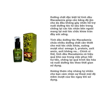 Tinh Dầu Macadamia Chống Rối Tóc m.pros 30ml