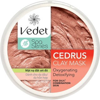 Mặt Nạ Đất Sét Vedette Đỏ Cedrus 140g