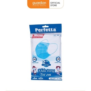 Khẩu Trang Y Tế Perfetta Trẻ Em 2 Lớp (Gói 10 Cái)