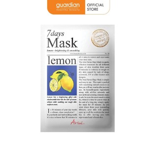 Mặt Nạ Giấy Ariul 7 Days Mask Hương Chanh 20g