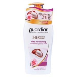 Sữa tắm Guardian 24h Rich Care nuôi dưỡng và làm trắng da 1000ml