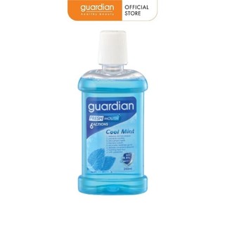 [Take-out] Nước súc miệng Guardian chiết xuất lá Bạc Hà (Cool Mint) – 6 tác động tươi mát cho vùng miệng 250ml