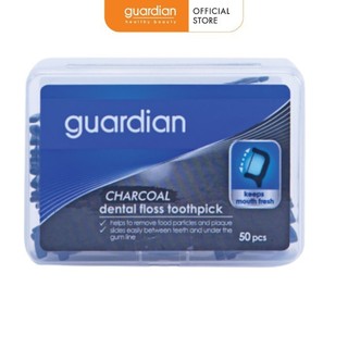 [Take-out] Tăm Chỉ nha khoa Guardian Than hoạt tính - 50 cây
