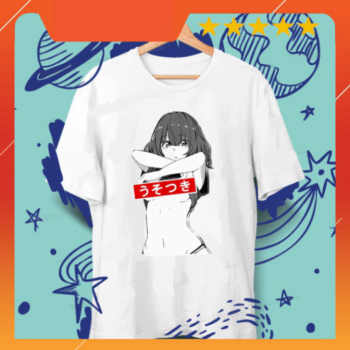 [HOT] Áo Thun Hentai Anime Waifu Nhật Bản Unisex