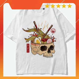 [HOT] Áo Thun Ramen Đầu Lâu Nhật Bản Cao Cấp Unisex Nam Nữ