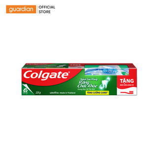 Kem Đánh Răng Ngừa Sâu Răng Colgate 225Gr + Tặng Bàn Chải Đánh Răng