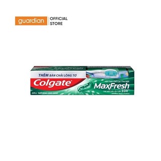Kem Đánh Răng Colgate Maxfresh Cực The Mát 225g Tặng Bàn Chải Đánh Răng