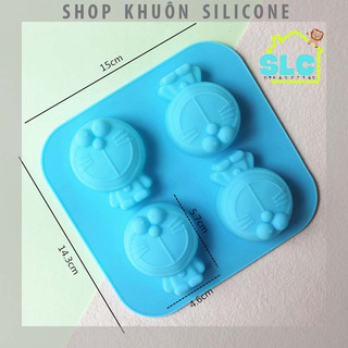 Khuôn silicone hình doraemon đổ rê mon doremon