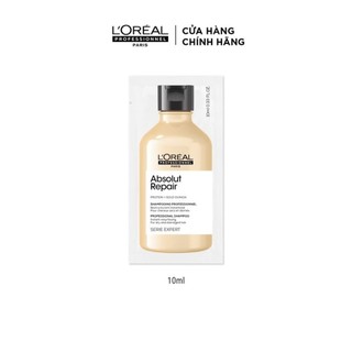 Dầu gội phục hồi hư tổn toàn diện L'Oréal Professionnel Serie Expert Absolut Repair Gold 10ml