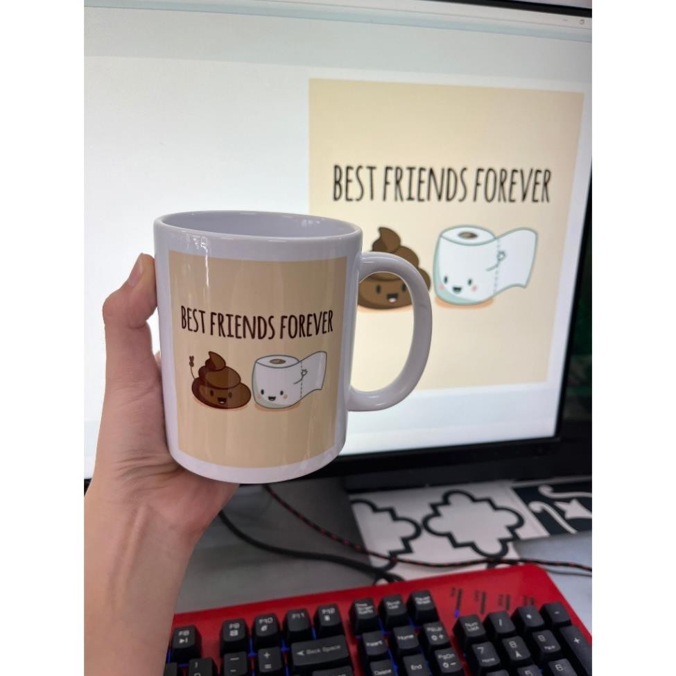 In Ly Sứ, Cốc Sứ in hình theo yêu cầu của bạn - Nhận in hình lên ly sứ gửi qua chat shopee