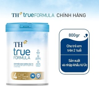 Combo 2 Sản phẩm dinh dưỡng công thức TH true FORMULA 4 cho trẻ từ 2 đến 6 tuổi 800 g