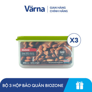 Bộ 3 hộp bảo quản thực phẩm khô