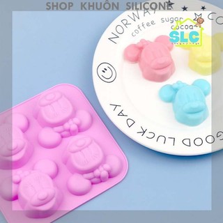khuôn silicon hình chuột micky