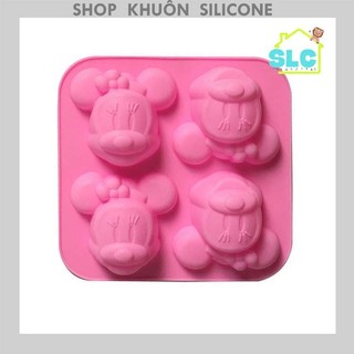 khuôn silicon hình chuột micky