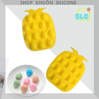 Khuôn silicon làm thạch hình quả dứa