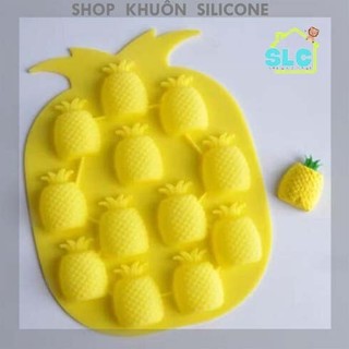 Khuôn silicon làm thạch hình quả dứa