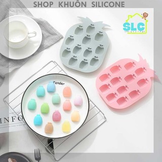 Khuôn silicon làm thạch hình quả dứa