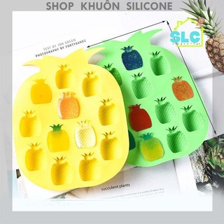 Khuôn silicon làm thạch hình quả dứa